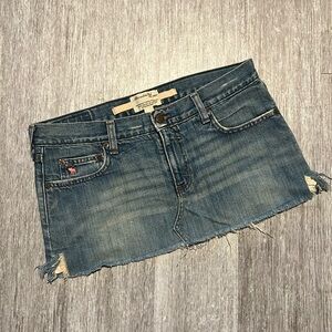 Early 2000s A&F Denim Mini Skirt